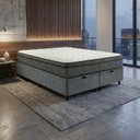 Ver imagem 3 de Cama Box Baú Colchão Queen Ortopédico D33 Euro Pillow Ultra 158x198x66cm