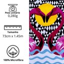 Ver imagem 6 de Toalha Praia Aveludada Gigante Microfibra Estampada Kit 3