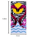 Ver imagem 5 de Toalha Praia Aveludada Gigante Microfibra Estampada Kit 3