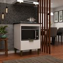 Ver imagem 1 de Balcão de Cozinha para Cooktop 4 Bocas Iara 1 Porta Branco - Jcarvalho