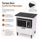 Ver imagem 7 de Balcão para Cooktop 4 Bocas com Espaço para Forno Branco - J Carvalho