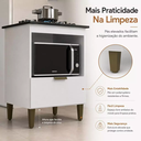Ver imagem 6 de Balcão para Cooktop 4 Bocas com Espaço para Forno Branco - J Carvalho