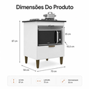 Ver imagem 4 de Balcão para Cooktop 4 Bocas com Espaço para Forno Branco - J Carvalho