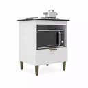 Ver imagem 2 de Balcão para Cooktop 4 Bocas com Espaço para Forno Branco - J Carvalho