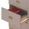 Comoda 110cm 2 Portas 3 Gavetas - Mel/fendi Fellicci Móveis - 3