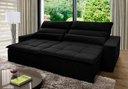 Ver imagem 1 de Sofá Retrátil/Reclinável Amsterdam 2,10m Suede Velut com Molas no Assento - King House