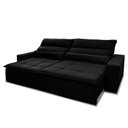 Ver imagem 5 de Sofá Retrátil/Reclinável Amsterdam 2,10m Suede Velut com Molas no Assento - King House