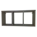 Ver imagem 1 de Nicho Triplo Decoração - para Banheiro Cozinha Sala Quarto 50x23x10 - Cinza Tx