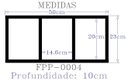 Ver imagem 2 de Nicho Triplo Decoração - para Banheiro Cozinha Sala Quarto 50x23x10 - Cinza Tx