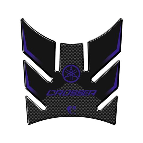 Protetor Tanque Moto Yamaha Crosser Lander Xtz 250 Azul Azul