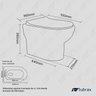 Vaso Sanitário Monobloco Produzido em Cerâmica com Acessórios - Vab0033-c - 6