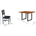 Ver imagem 3 de Mesa Laís de 120cm com 4 Cadeiras Ibiza