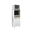 Ver imagem 1 de Balcão Freijo para Forno e Micro-ondas com 02 Portas Espaçoso Moderno Np