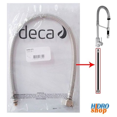 Flexível Em Inox Deca para Monocomando Goumert 2281C - 4260071