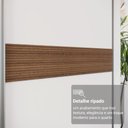 Ver imagem 7 de Guarda-Roupa Casal 100% MDF com Pés 3 Portas Branco Malta Madesa