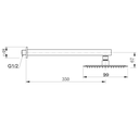 Ver imagem 5 de Kit Ducha Quadrada 20x20 Slim e 2 Acabamentos para Registro Base Deca de 1/2 ou 3/4 Cromado