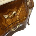 Ver mais imagens de Cômoda Clássica Marchetada com 2 Gavetas e Tampo em Mármore 76x87x46cm