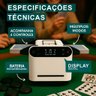 Embaralhador e Distribuidor Automático de Cartas Recarregável Dealer Robô com 4 Controles - 3