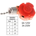 Ver imagem 7 de Interruptor de Ventilador de Teto com Corrente 3 Velocidades 4 Fios