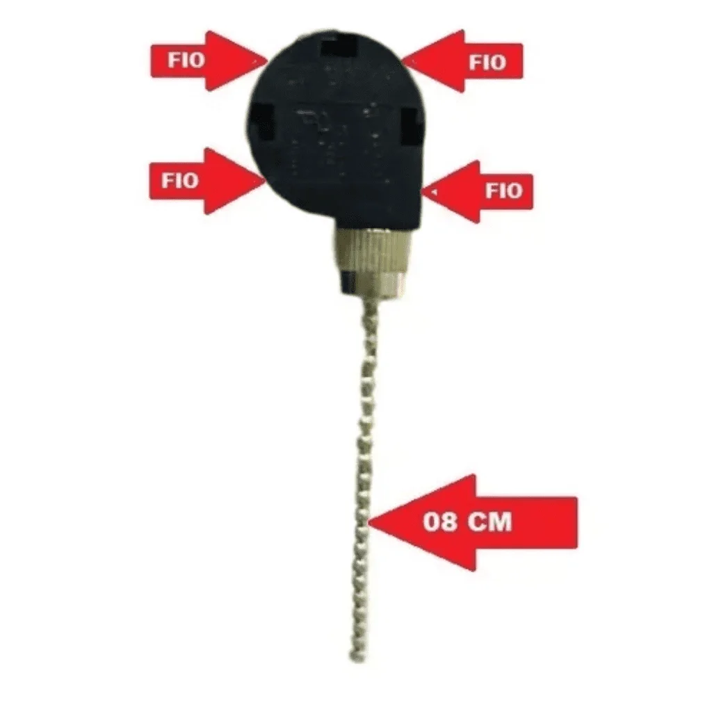 Ver mais imagens de Interruptor de Ventilador de Teto com Corrente 3 Velocidades 4 Fios