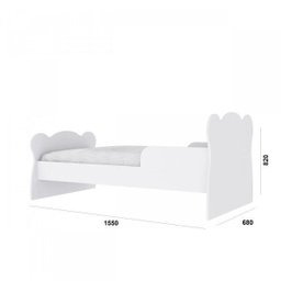 Quarto Infantil com Cama e Guarda Roupa Elysa  - 4