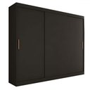 Ver imagem 4 de Guarda-roupa Casal Harvard 3 Portas 2 Gavetas 100% Mdf Preto - Panorama Móveis