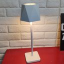 Ver imagem 3 de Luminaria Abajur de Mesa Led 3 Tons Usb Bateria Recarregavel Quarto Cabeceira Sala Escritorio Recepç