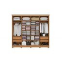 Ver imagem 4 de Guarda Roupa Casal Kappesberg 4 Portas de Correr Cb03n565 Canela Macadâmia