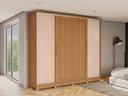 Ver imagem 5 de Guarda Roupa Casal Kappesberg 4 Portas de Correr CB03N565 Canela Macadâmia