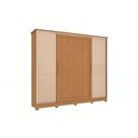 Ver imagem 1 de Guarda Roupa Casal Kappesberg 4 Portas de Correr Cb03n565 Canela Macadâmia
