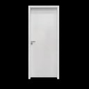 Ver imagem 2 de Kit Porta de Madeira Lisa Primer 215x87cm Batente 25cm Uniportas Branco