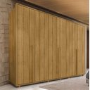 Ver imagem 1 de Guarda-Roupa Casal 6 Portas 100% MDF com Pés Volpi Marrom/Cumaru