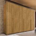 Ver imagem 1 de Guarda-Roupa Casal 6 Portas 100% MDF com Pés Volpi Marrom/Cumaru