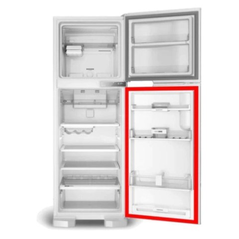 Gaxeta Inferior Geladeira Electrolux DC51 DF51 DF53 Encaixe