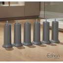 Ver imagem 2 de Kit para Cama Box com 12 Unidades Cinza com 13 Cm de Altura