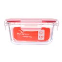 Ver imagem 3 de Pote de Vidro Hermético 520ml Quadrado Invicta