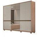 Ver imagem 3 de Guarda-Roupa Casal 6 Portas 4 Gavetas com Espelho e Pés Urban