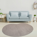 Ver imagem 6 de Tapete para Sala e Quarto Orgânico Bean Cinza Chenille Coloré Lisse 140x200cm