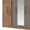 Guarda-Roupa Casal 8 Portas com Espelho Héster Espresso Móveis - 8