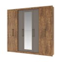 Ver imagem 4 de Guarda-Roupa Casal 8 Portas com Espelho Héster Espresso Móveis