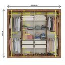 Ver imagem 7 de Guarda-Roupa Casal 8 Portas com Espelho Héster Espresso Móveis