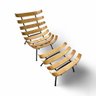 Poltrona Costela G2home + Puff Linho e Costela Multilaminada:terracota - 4