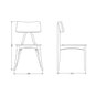 Kit 2 Cadeiras Tóquio Móveis Clement - 3