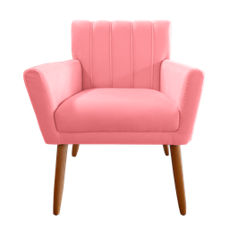 Kit 2 Poltrona Cecília Salão de Beleza Rosa Visammer - 3