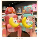 Ver imagem 5 de Garrafa Térmica Fofura Lua e Coelho Soft Aço Inox 500ml:rosa e Salmon