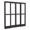 Porta de Correr Aço 4 Folhas com Divisão Central Prátika Sasazaki 217 x 200 x 12cm - 2