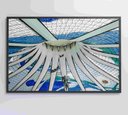 Ver imagem 5 de Quadro Catedral de Brasília - 60x40 Cm - Tecido Canvas