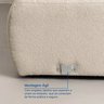 Sofá Modular 2 Lugares Com Sumiê Orla CabeCasa MadeiraOriginals - 9