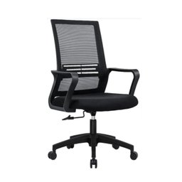 Cadeira de Escritório Diretor Tela Maya C/ Braço – Cor Preto - 1