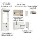 Ver imagem 5 de Armário de Cozinha Completa 290cm Branco/Branco/Crema Safira Madesa 03